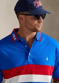 Big & Tall Striped Soft Cotton Polo Shirt