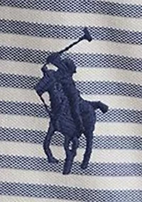 Classic Fit Striped Mesh Polo Shirt