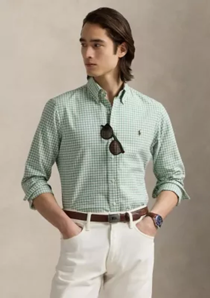 Classic Fit Gingham Oxford Shirt