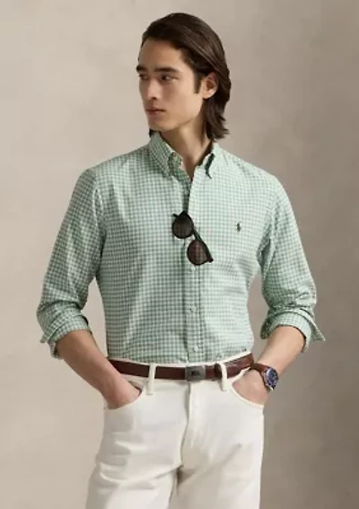 Classic Fit Gingham Oxford Shirt