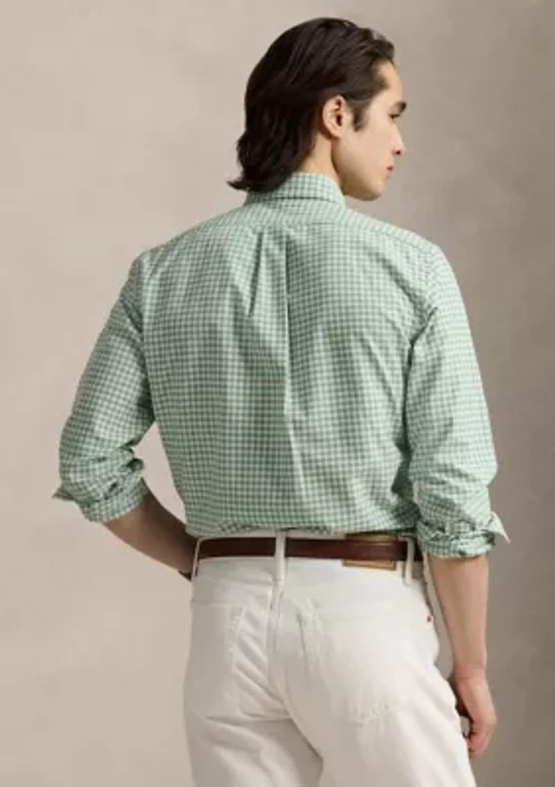 Classic Fit Gingham Oxford Shirt