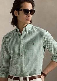 Classic Fit Gingham Oxford Shirt