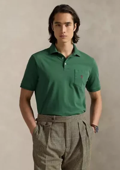 Classic Fit Jersey Pocket Polo Shirt