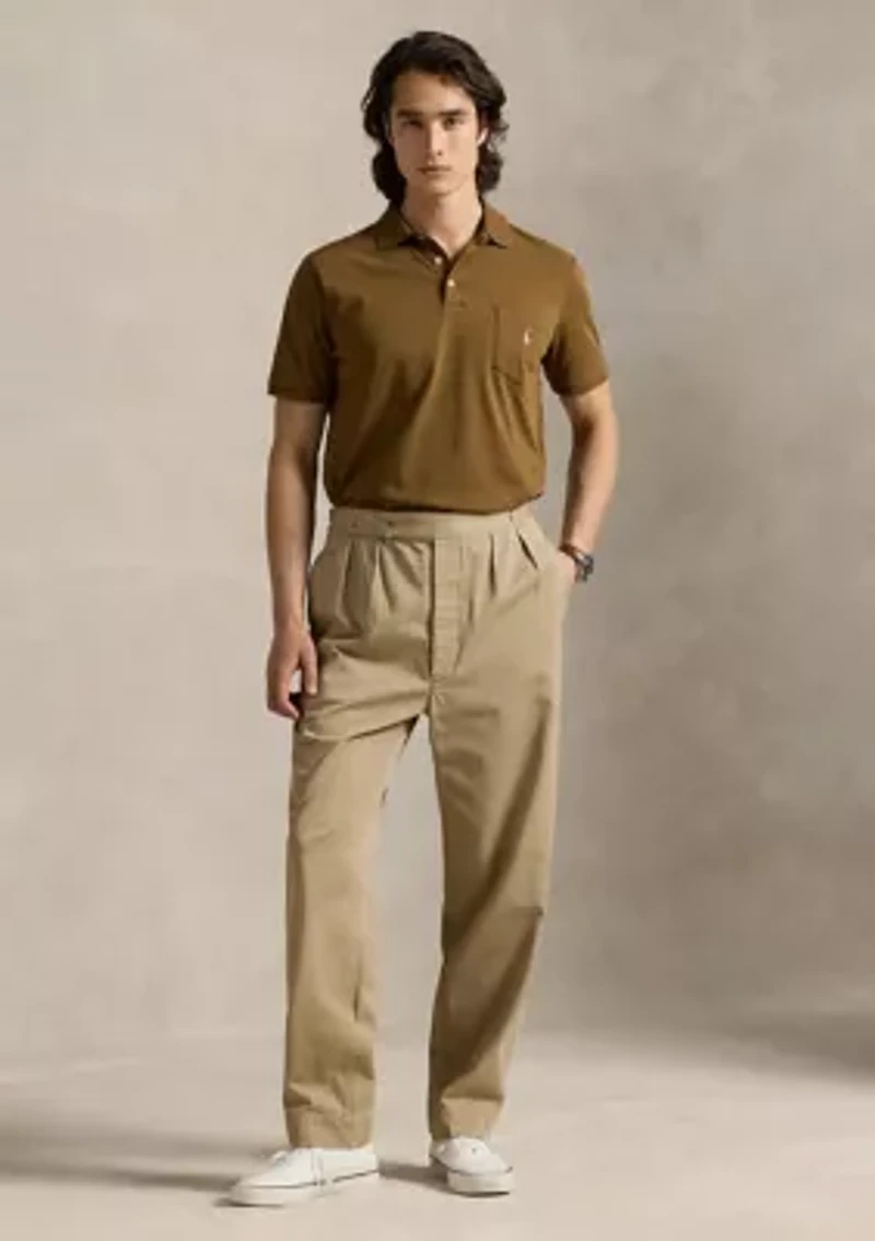 Classic Fit Jersey Pocket Polo Shirt