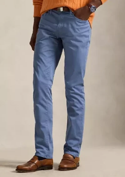 Varick Slim Straight Stretch Sateen Pants