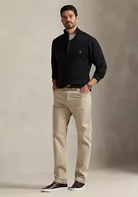 Big & Tall Luxury Jersey Quarter-Zip Pullover
