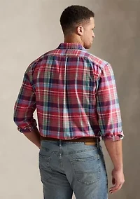 Big & Tall Plaid Oxford Shirt