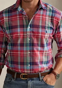 Big & Tall Plaid Oxford Shirt