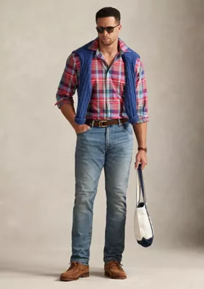 Big & Tall Plaid Oxford Shirt