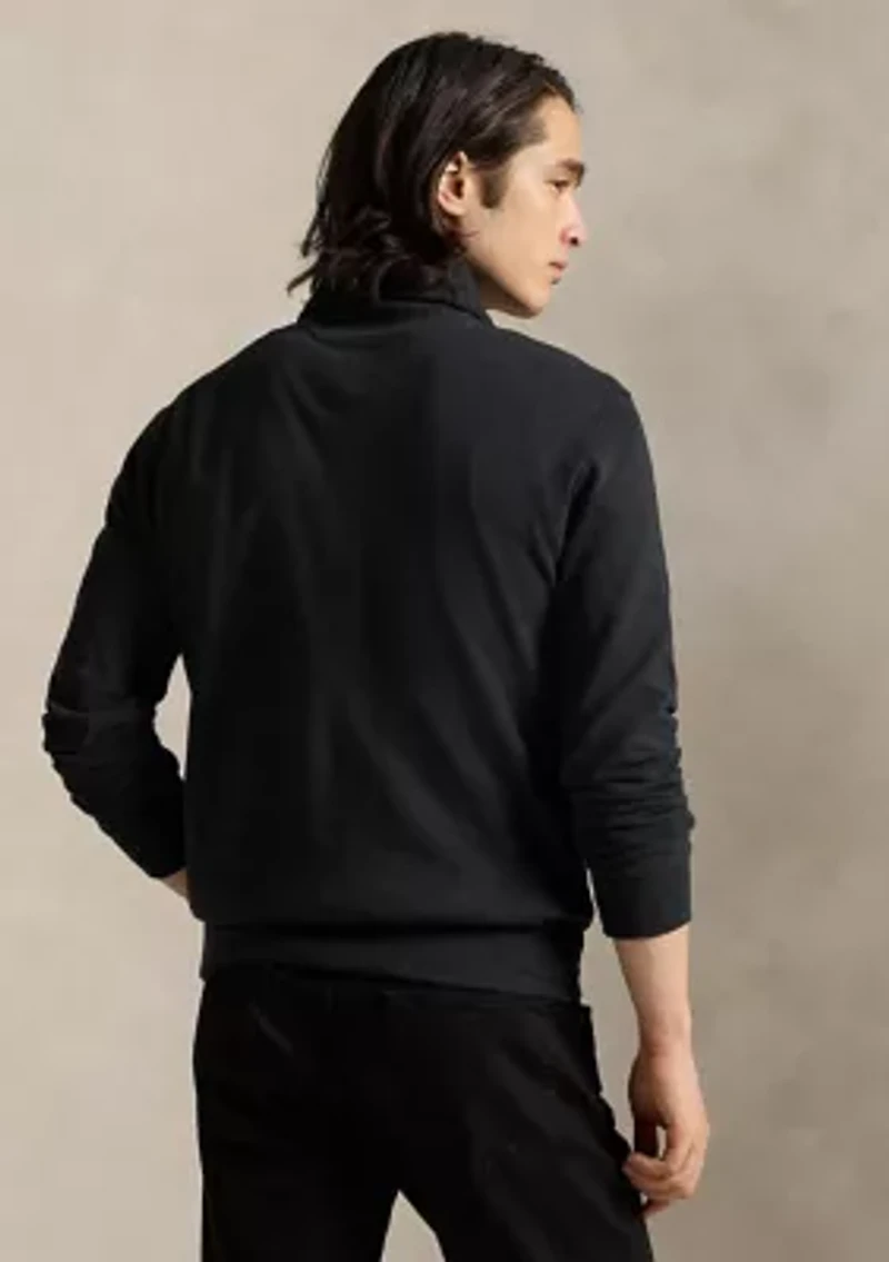 Luxury Jersey Shawl-Collar Pullover