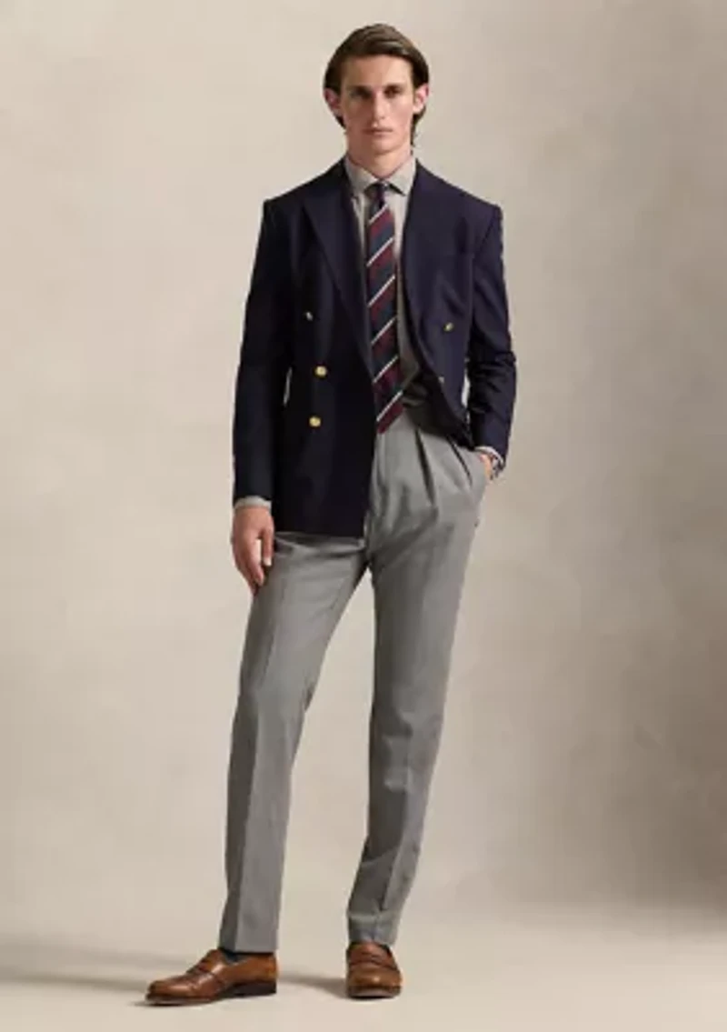 Classic Fit Houndstooth Twill Shirt