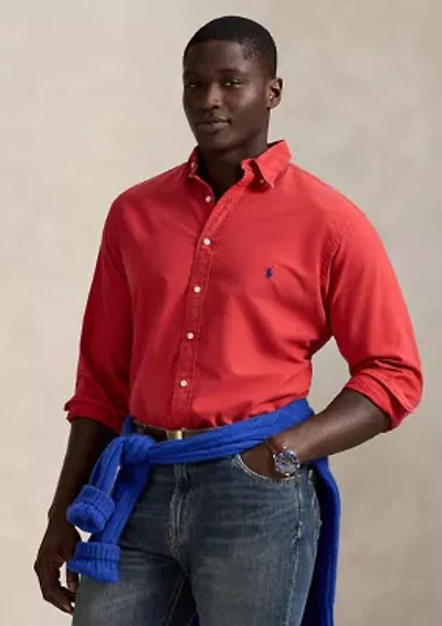 Big & Tall Garment-Dyed Oxford Shirt