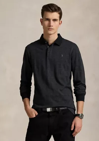 Classic Fit Glen Plaid Jersey Polo Shirt