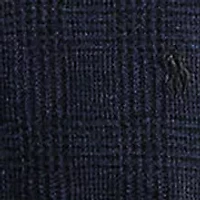 Classic Fit Glen Plaid Jersey Polo Shirt