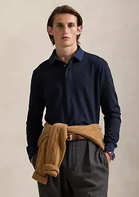 Classic Fit Glen Plaid Jersey Polo Shirt
