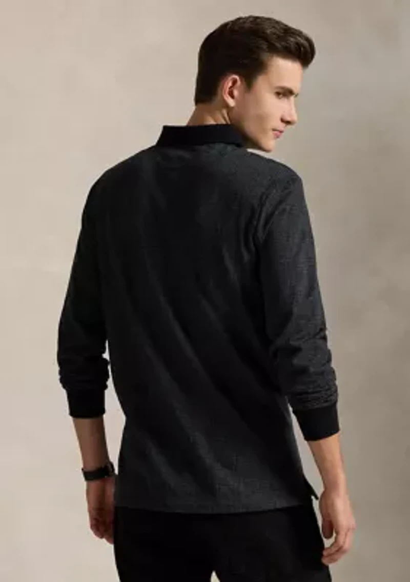 Classic Fit Glen Plaid Jersey Polo Shirt