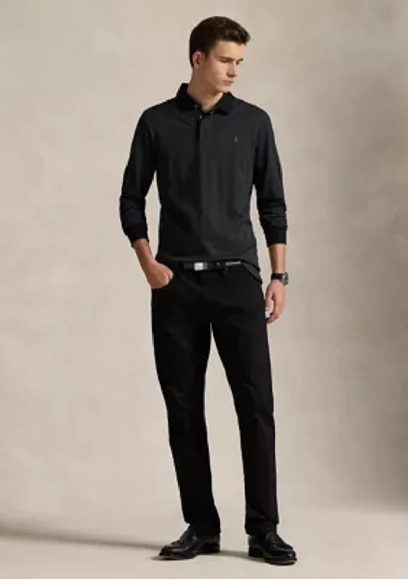 Classic Fit Glen Plaid Jersey Polo Shirt