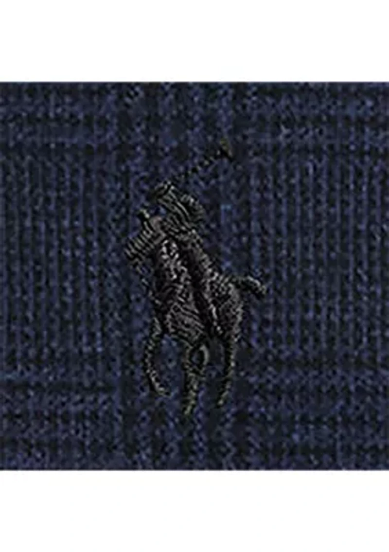 Classic Fit Glen Plaid Jersey Polo Shirt