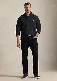 Big & Tall Luxury Jersey Shawl-Collar Pullover