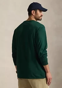 Big & Tall Plaid-Logo Jersey T-Shirt