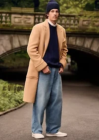 Tailored Melton Topcoat