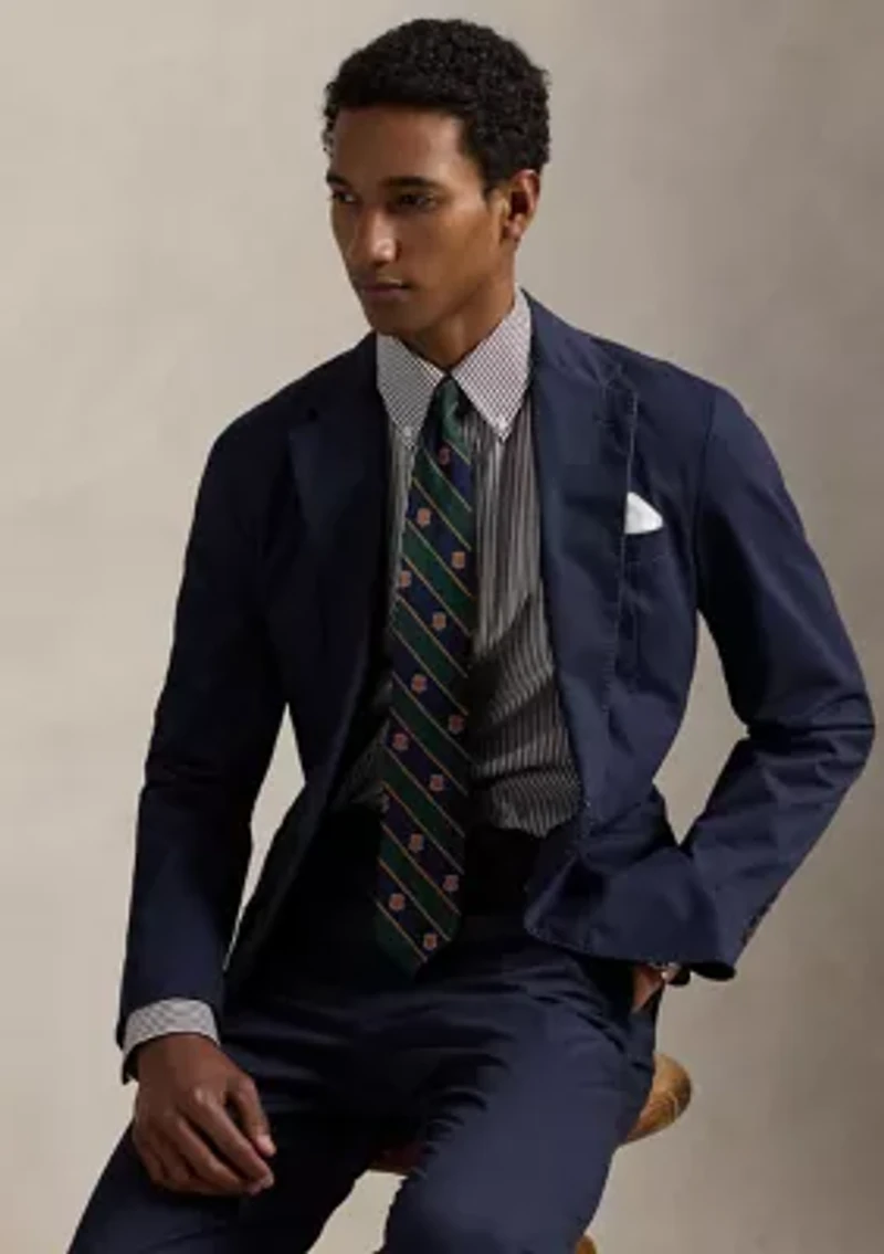 Classic Fit Striped Poplin Shirt