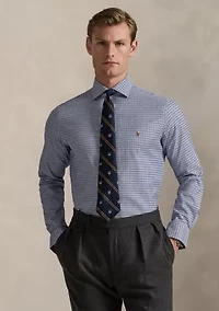 Classic Fit Checked Oxford Shirt