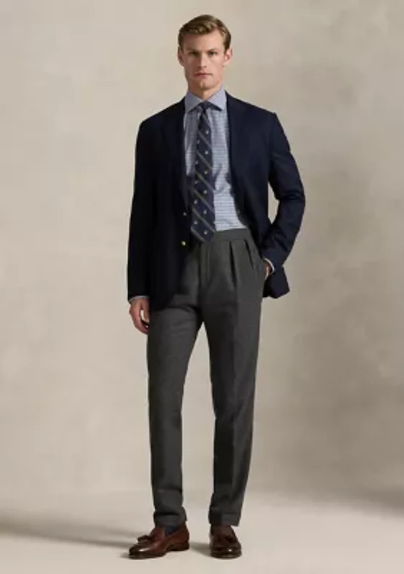 Classic Fit Checked Oxford Shirt