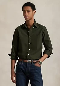 Classic Fit Garment-Dyed Oxford Shirt