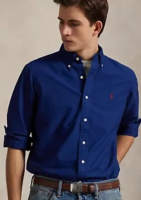 Classic Fit Garment-Dyed Oxford Shirt