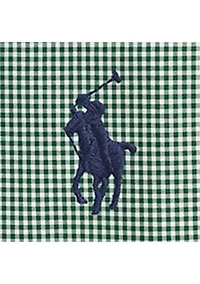 Classic Fit Gingham Stretch Poplin Shirt
