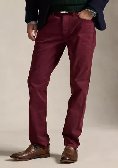 Varick Slim Straight Stretch Sateen Pants