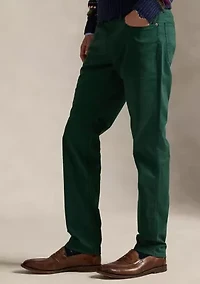 Varick Slim Straight Stretch Sateen Pants