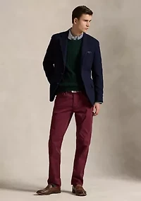 Varick Slim Straight Stretch Sateen Pants