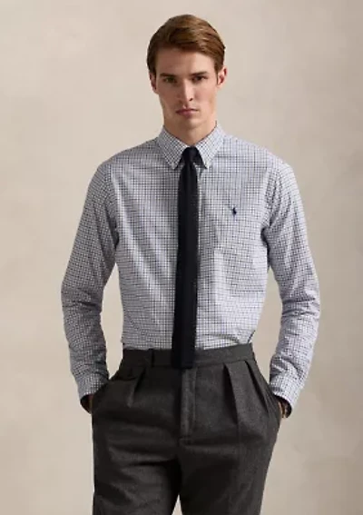 Classic Fit Plaid Twill Shirt