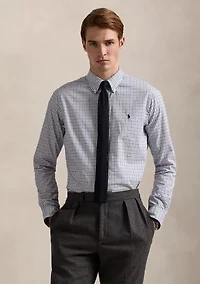 Classic Fit Plaid Twill Shirt