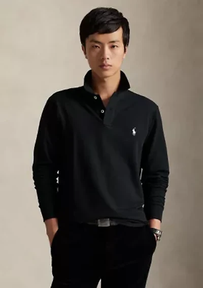 Classic Fit Stretch Mesh Polo Shirt