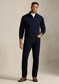 Big & Tall Quilted Double-Knit Jersey Pullover