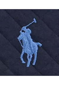 Big & Tall Quilted Double-Knit Jersey Pullover