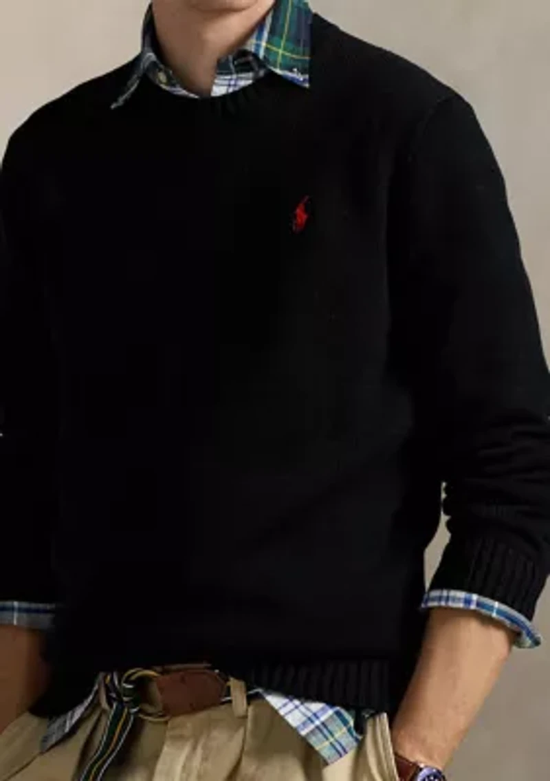 Cotton Crewneck Sweater