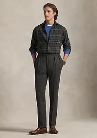 Classic Fit Plaid Brushed Flannel Shirt