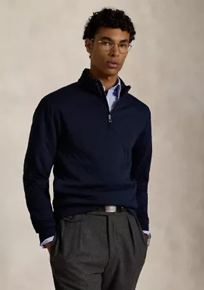 Quilted Double-Knit Jersey Pullover