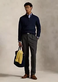 Quilted Double-Knit Jersey Pullover