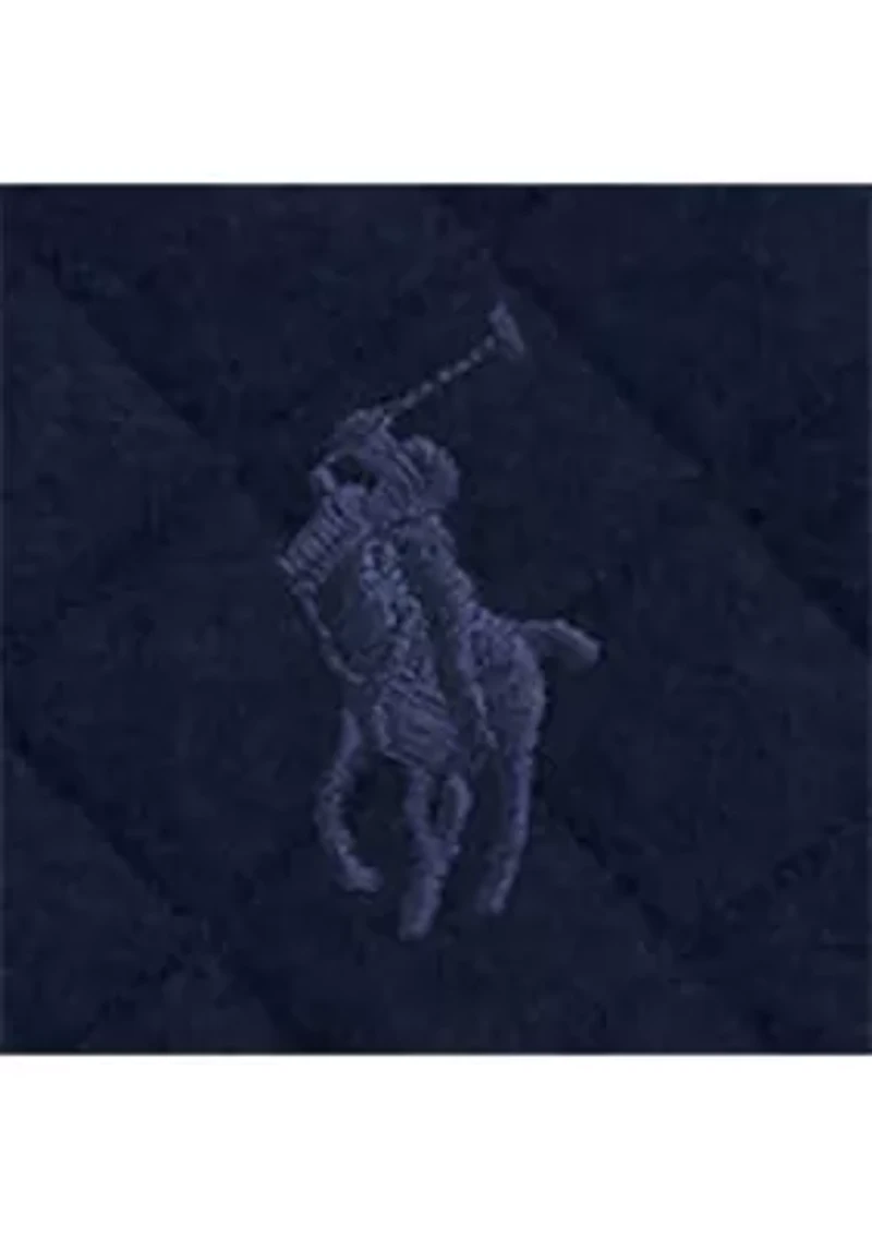 Quilted Double-Knit Jersey Pullover