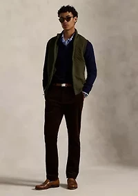 Men's Quilted Double-Knit Jersey Vest