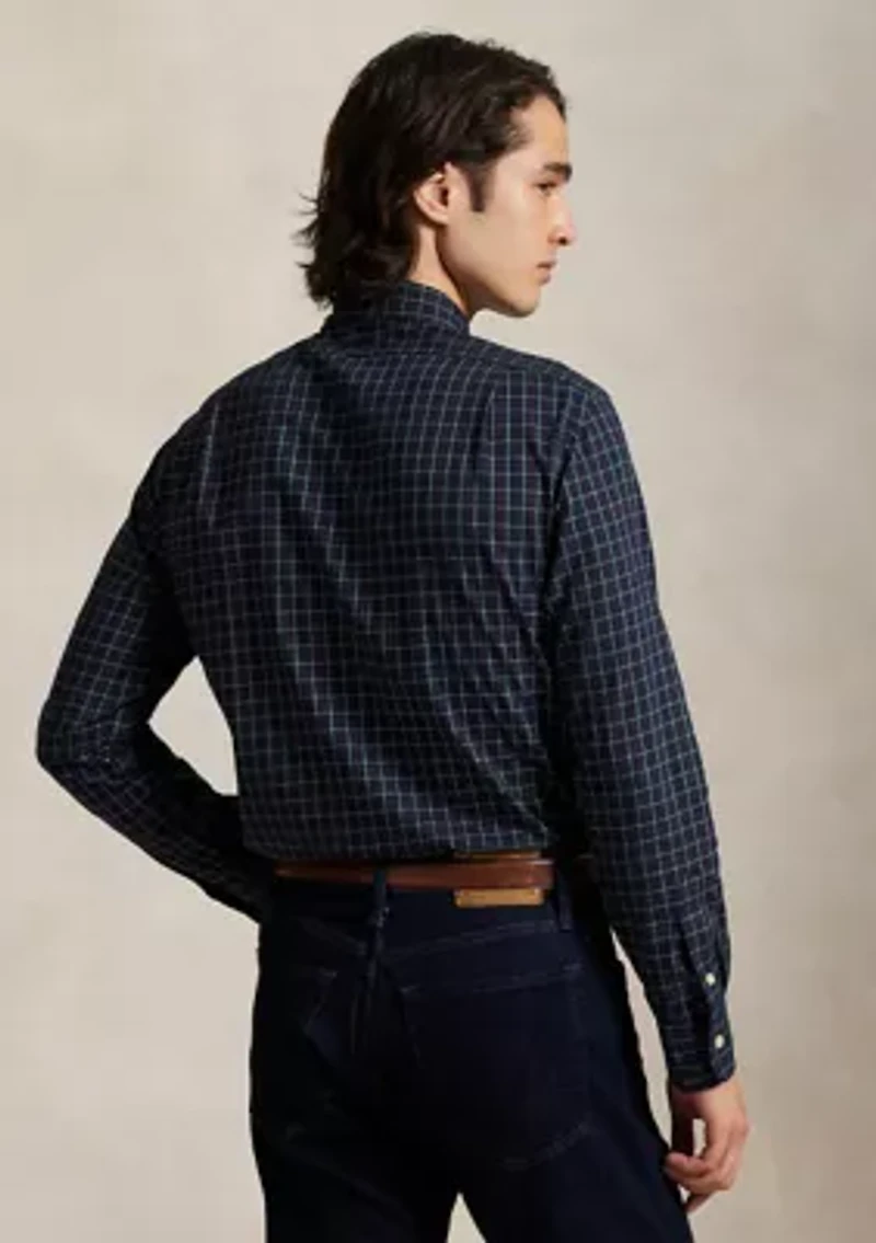 Classic Fit Plaid Twill Shirt