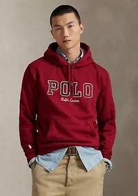 The RL Fleece Plaid-Logo Hoodie