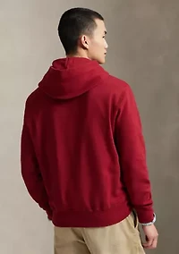 The RL Fleece Plaid-Logo Hoodie