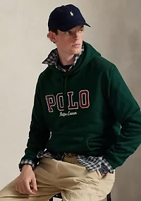The RL Fleece Plaid-Logo Hoodie