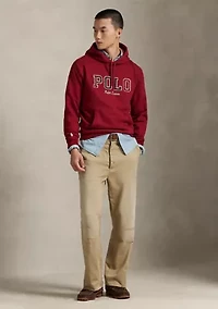 The RL Fleece Plaid-Logo Hoodie